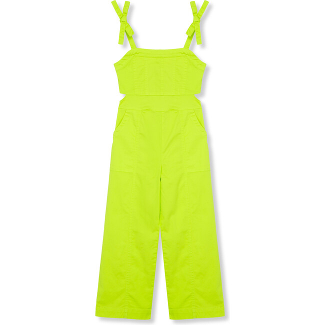Cutout Jumpsuit, Lime
