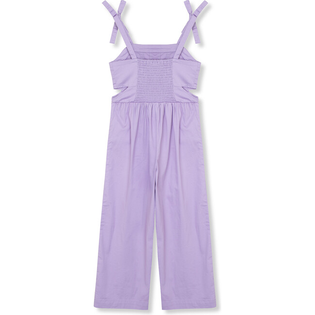 Cutout Jumpsuit, Lilac - Jumpsuits - 2