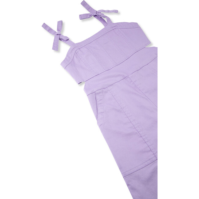 Cutout Jumpsuit, Lilac - Jumpsuits - 3