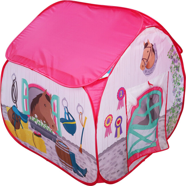 Pop It Up: Horse Stable Playtent for Indoor Use