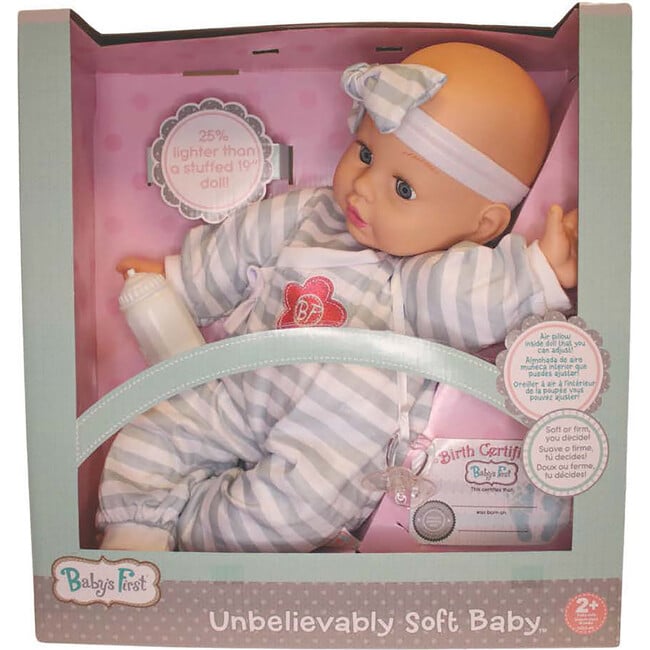 Baby's First 19" Unbelievably Soft Baby Doll - Dolls - 3