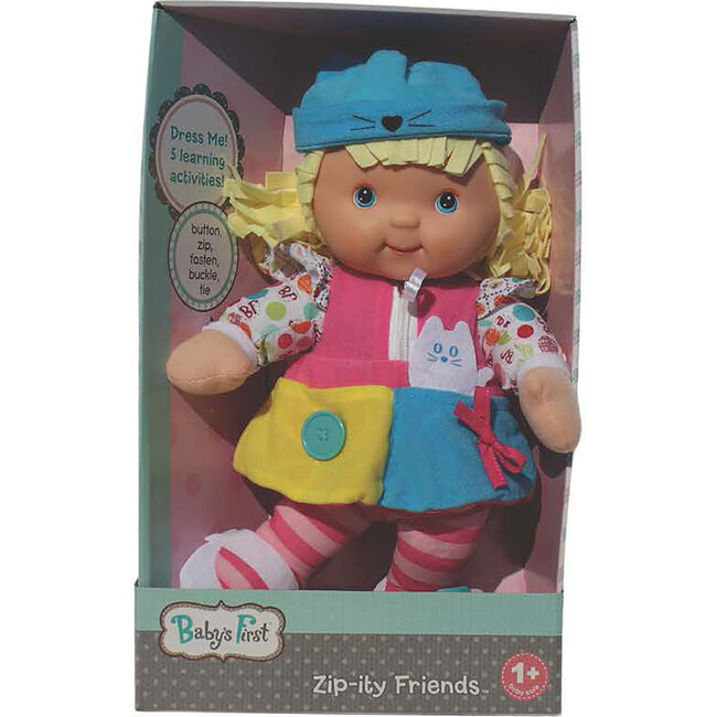 Baby's First 14"Soft Body Zipity Preschool Baby Doll - Dolls - 2