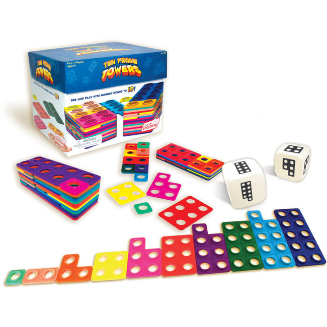 Junior Learning Ten Frame Towers Game