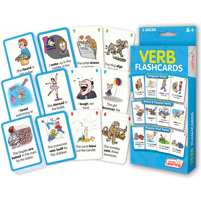 Verb Flashcards for 4th/5th Grade