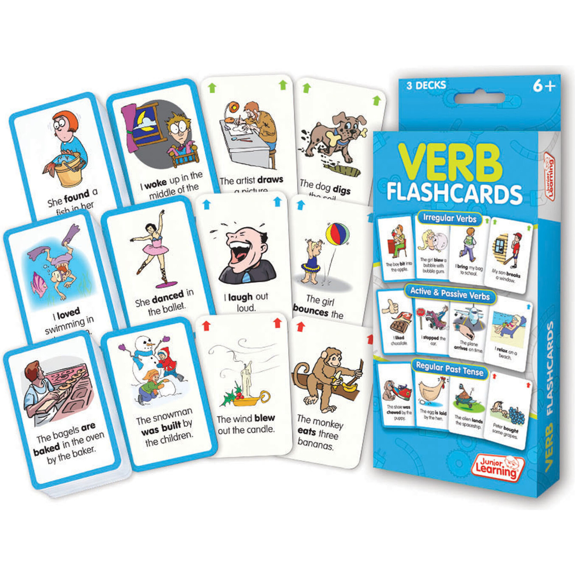 Verb Flashcards for 4th/5th Grade - STEM Toys - 1