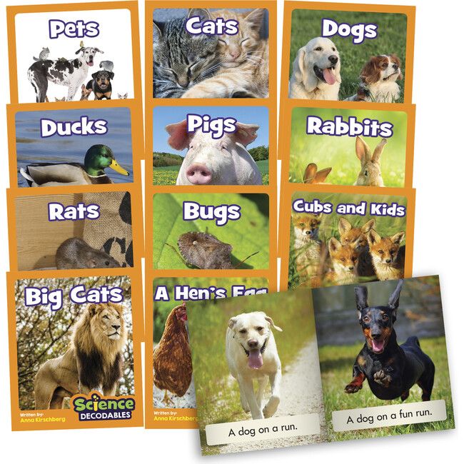 Science Decodables Phase 2 Non-Fiction Learning  Set