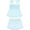 Plumeria Quilt Smocked Short Set - Mixed Apparel Set - 1 - thumbnail