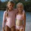 Pink Guava Gingham Bandeau Bikini And Swim Shorts - Two Pieces - 5