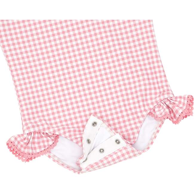 Pink Guava Gingham Rashguard One Piece - One Pieces - 5