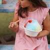 Pink Guava French Terry Ruffle Sleeve Pinafore Dress - Dresses - 3