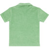 Palm Green Short Sleeve French Terry Polo - Polo Shirts - 3