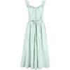 Women's Hibiscus Ditsy Ruffle Strap Gathered V-Neckline Dress - Dresses - 1 - thumbnail