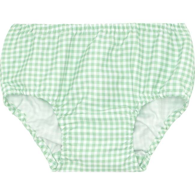 Palm Gingham Diaper Cover