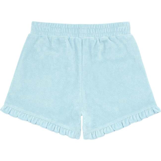 Pacific Blue Ruffle French Terry Shorts - Shorts - 4