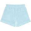 Pacific Blue Ruffle French Terry Shorts - Shorts - 4