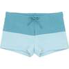 Pacific Blue Colorblock Brief - Swim Trunks - 1 - thumbnail