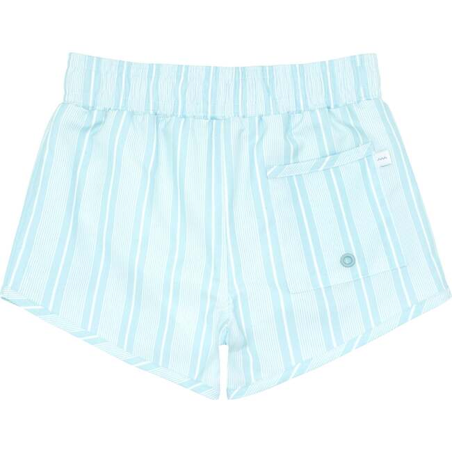 Pacific Blue Stripe Boardie - Swim Trunks - 5