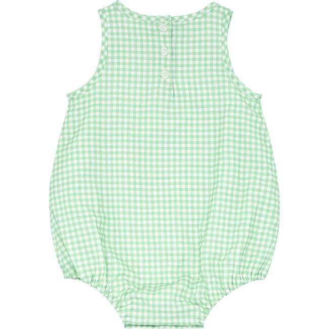 Palm Gingham Bubble Romper - Rompers - 3