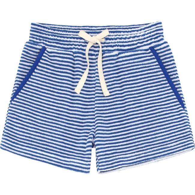 Cove Blue Stripe French Terry Short