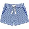 Cove Blue Stripe French Terry Short - Shorts - 1 - thumbnail