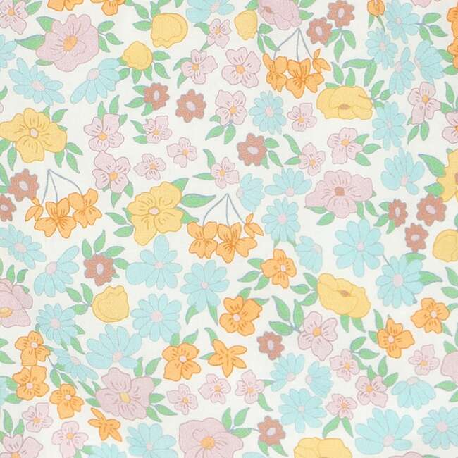 Hawaiian Floral Sleeve Smocked Dress - Dresses - 6