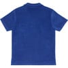 Cove Blue Short Sleeve French Terry Polo - Polo Shirts - 4