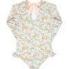 Hawaiian Floral Rashguard One Piece - One Pieces - 6