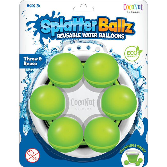 Reusable Water Balloons Battle Kit - Green