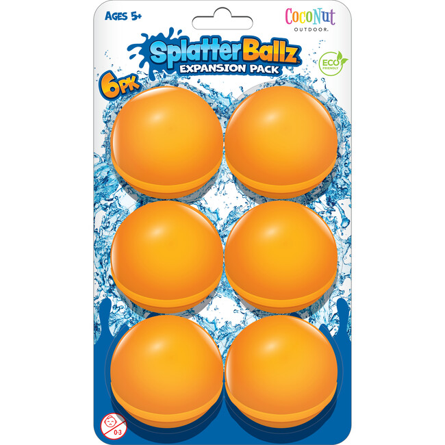 Reusable Water Balloons 6pc Expansion Pack - Orange