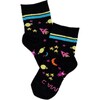 Space Socks, Black - Socks - 1 - thumbnail