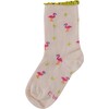 Let's Flamingo Socks, Pink - Socks - 1 - thumbnail
