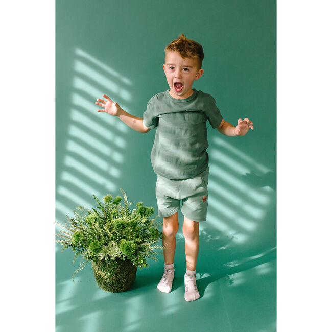 Dinosaur Socks, Tan - Socks - 3