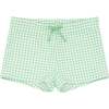 Palm Gingham Brief - Swim Trunks - 1 - thumbnail