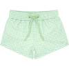 Palm Gingham Boardie - Swim Trunks - 1 - thumbnail