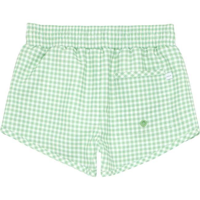 Palm Gingham Boardie - Swim Trunks - 4