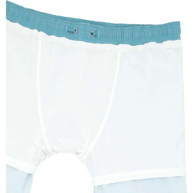 Men's Pacific Blue Boardie - Swim Trunks - 4