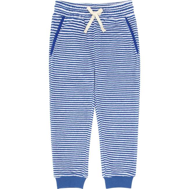Cove Blue Stripe French Terry Sweatpants