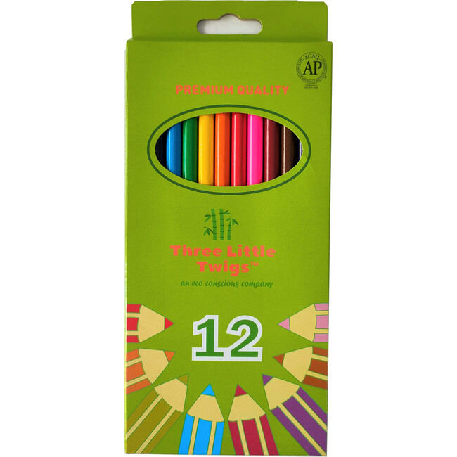 Three Little Twigs: Colored Pencil Set (144 Pieces) - Coloring - 2