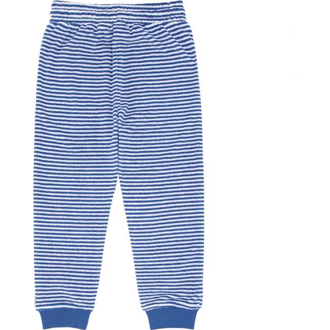 Cove Blue Stripe French Terry Sweatpants - Sweatpants - 4