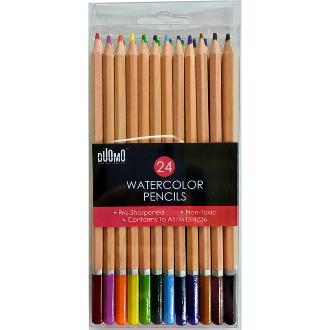 Duomo Fine Arts: Premium Watercolor Pencils (48 Pieces) - Coloring - 2