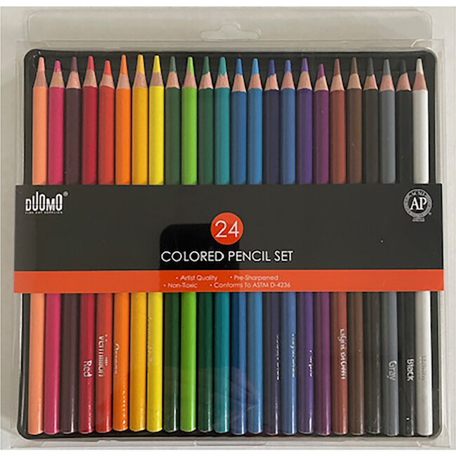 Duomo Fine Arts: Premium Colored Pencil Set, 24 Pieces