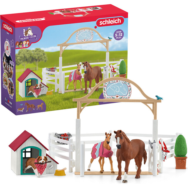 Horse Club: Hannah's Guest Horses W/ Ruby the Dog Playset - Playsets - 2
