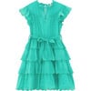 Winnie Dress, Aqua - Dresses - 1 - thumbnail