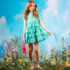 Winnie Dress, Aqua - Dresses - 2