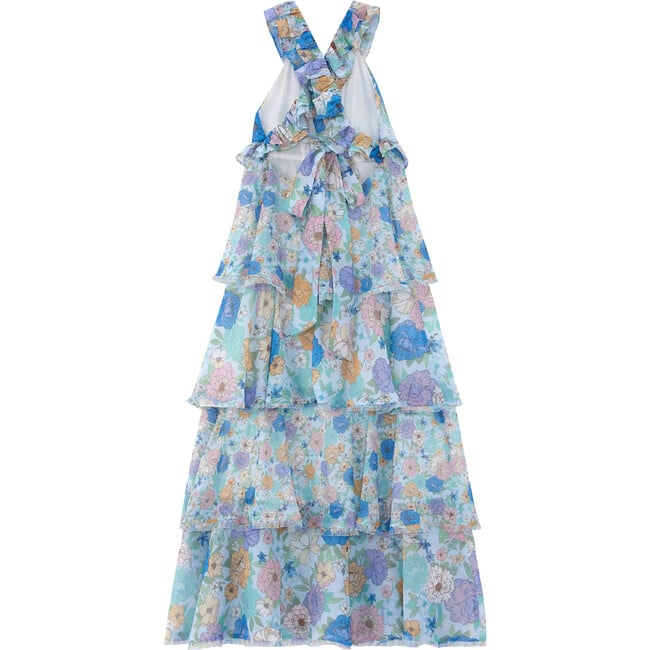 Azure Maxi Dress, Floral - Dresses - 3