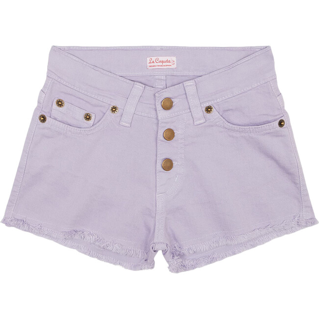 Fleca Linen Mix Shorts, Lilac