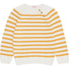 Campo Cotton Knit Jumper, Mustard - Sweaters - 1 - thumbnail