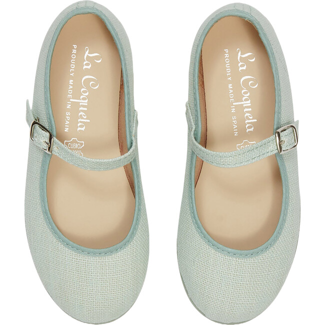 Canvas Mary Jane Shoes, Mint