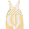 Ringo Linen Mix Baby Dungarees, Yellow - Overalls - 1 - thumbnail