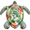 Realistic SeaTurtle 75 x 67" Inflatable Water Float - Pool Floats - 1 - thumbnail